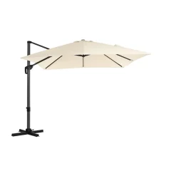 Parasol 3 x 3 m beige-SONGMICS HOME