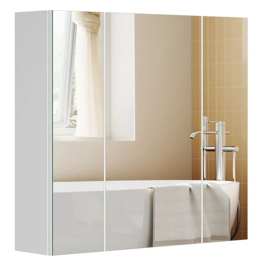Placard avec miroir 3 portes-SONGMICS HOME