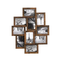 Pêle-mêle 10 photos marron-SONGMICS HOME Clearance