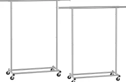 Portant à vêtements avec roulettes capacité 90 kg rose bonbon-SONGMICS HOME Outlet