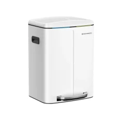 Poubelle 2 x 20L blanc-SONGMICS HOME Hot