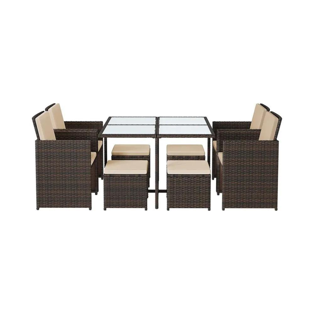 Salon de jardin 9 pièces-SONGMICS HOME Best