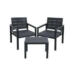 Salon jardin noir-SONGMICS HOME Sale