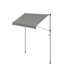 Store banne rétractable 350 x 120 cm avec manivelle gris anthracite-SONGMICS HOME Sale