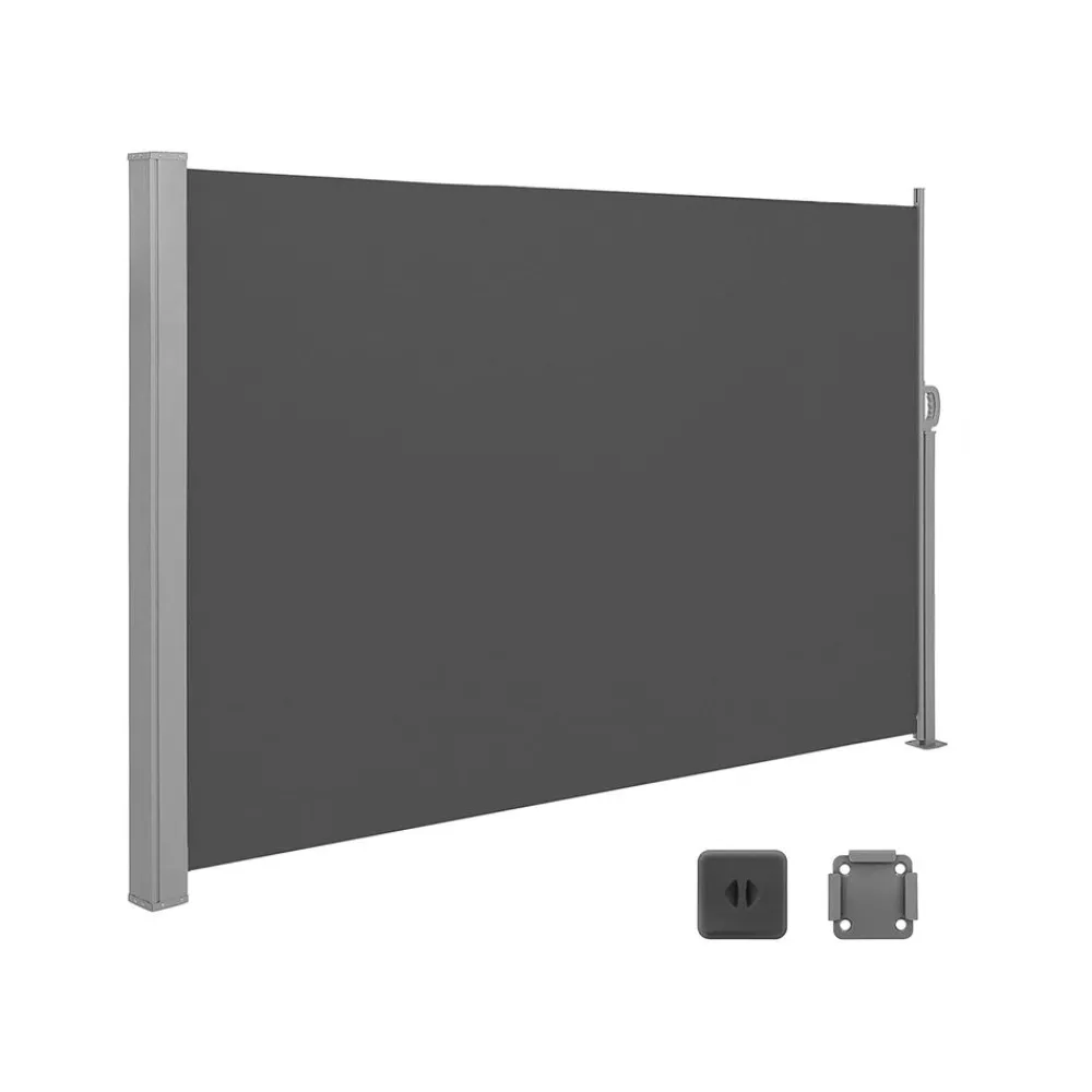 Store latéral 1,8 x 4,5 m gris-SONGMICS HOME