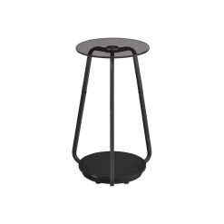 Table d’appoint ronde à 2 niveaux blanc marbré-SONGMICS HOME Discount