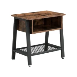 Table de chevet casier industriel-SONGMICS HOME