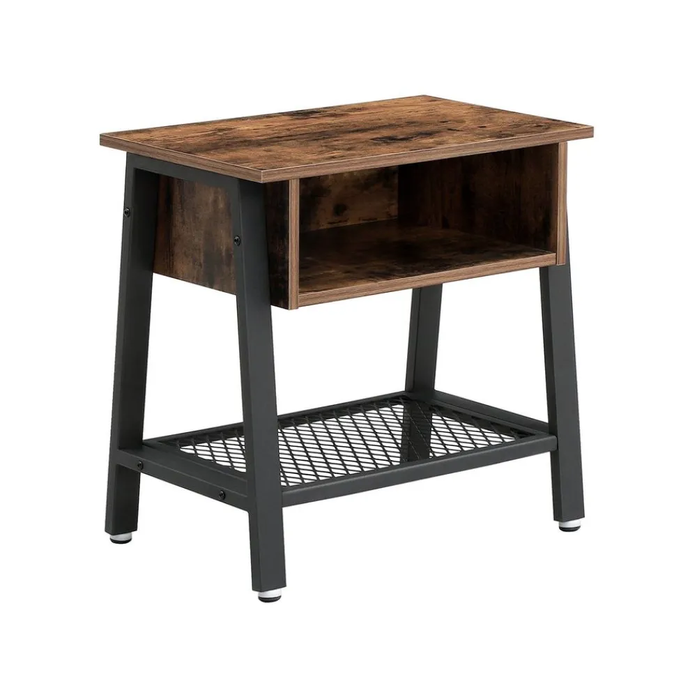 Table de chevet casier industriel-SONGMICS HOME