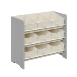 Étagère à jouets pour enfants 9 boîtes gris tourterelle-SONGMICS HOME Sale