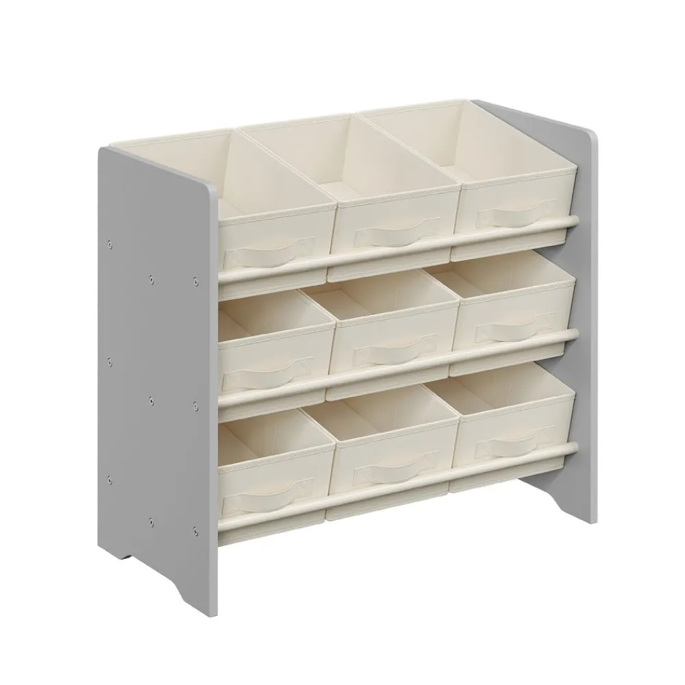 Étagère à jouets pour enfants 9 boîtes gris tourterelle-SONGMICS HOME Sale