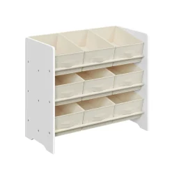 Étagère à jouets pour enfants 9 boîtes gris tourterelle-SONGMICS HOME Sale