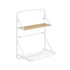 Étendoir à linge avec étagère blanc nuage-SONGMICS HOME Online