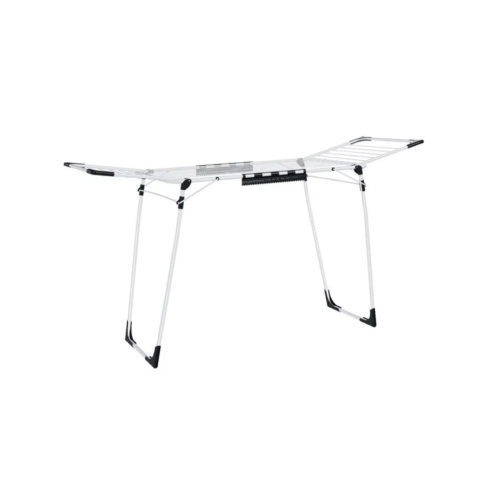 Étendoir à linge en métal blanc-SONGMICS HOME Outlet