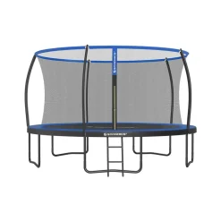 Trampoline Ø 427 cm noir vert-SONGMICS HOME Outlet