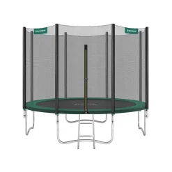 Trampoline Ø305 cm bleu avec filet de protection et échelle-SONGMICS HOME New