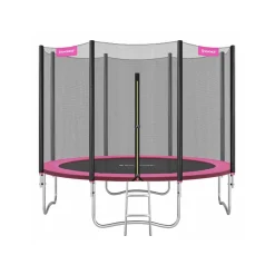Trampoline Ø305 cm bleu avec filet de protection et échelle-SONGMICS HOME New
