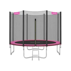 Trampoline Ø305 cm bleu avec filet de protection et échelle-SONGMICS HOME New