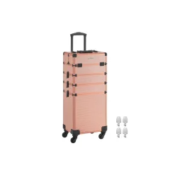 Valise de maquillage professionnel 4-en-1 noir-SONGMICS HOME Online