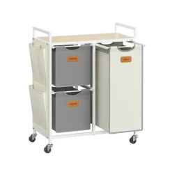VASAGLE Panier à Linge 3 Compartiments 100 L-SONGMICS HOME Online