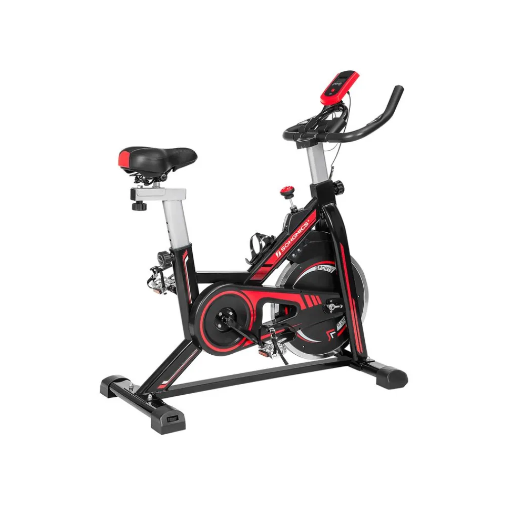 Vélo d’appartement noir et rouge-SONGMICS HOME Online