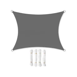Voile d’ombrage  3 x 4 m sable-SONGMICS HOME Sale